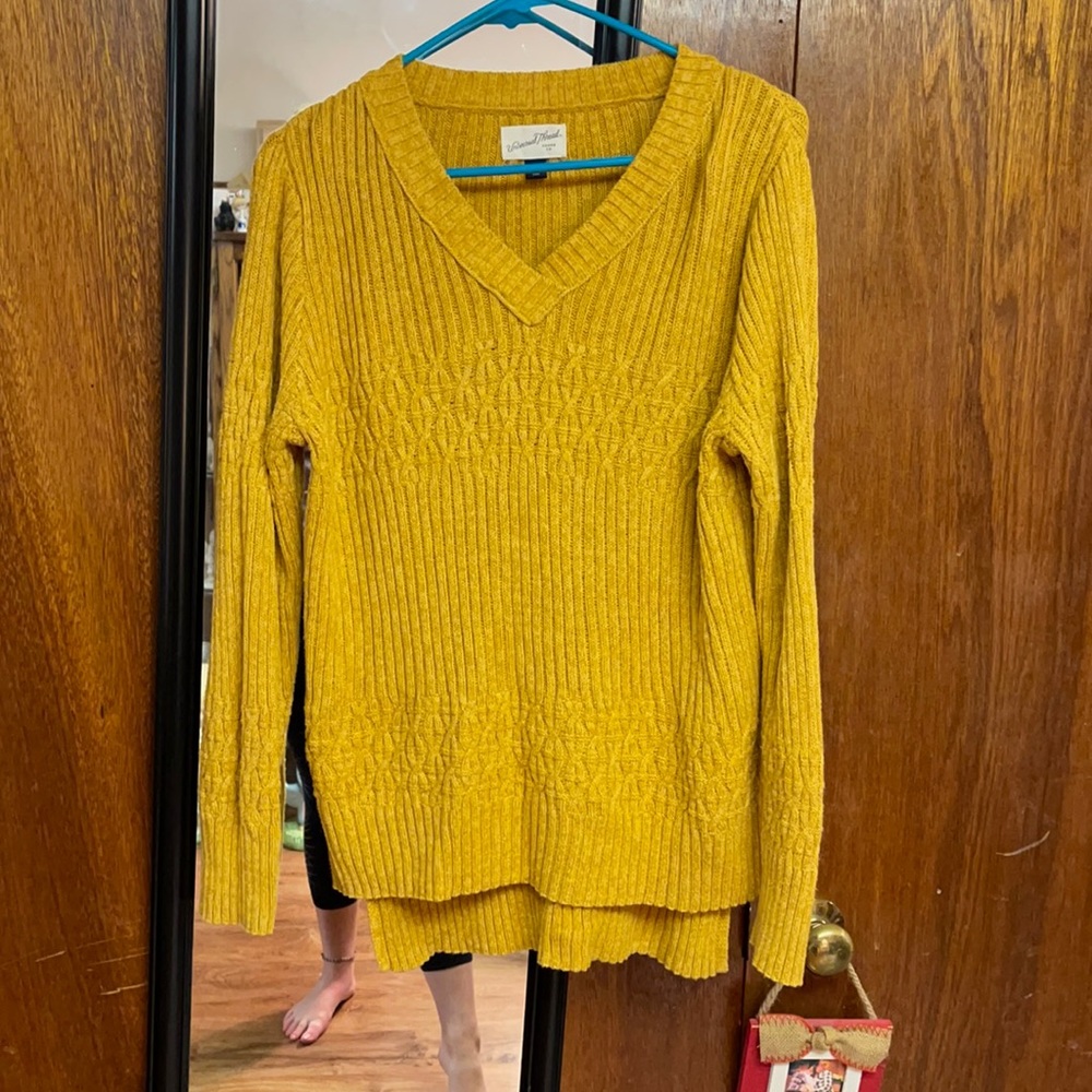 Yellow sweater